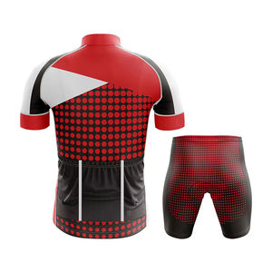 Conjunto de Uniforme de Ciclismo Unisex de Diseño Superior, Alta Calidad, Personalizado OEM, Impresión Digital, Transpirable, Antibacteriano, Secado Rápido, Pantalones Cortos - Product Image 2
