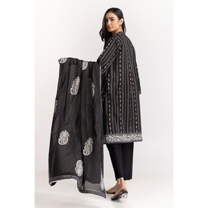 Cambric Cotton <b>Block</b> <b>Printed</b> Salwar Kameez and Dupatta Pakistani-Indian Style KDS-22087 - Product Image 5