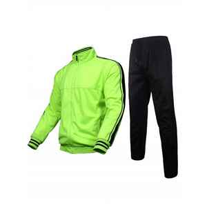Ensemble de survêtement d'hiver décontracté 2 pièces pour homme, col montant zippé avec deux poches pour jogging ou survêtement - Product Image 4