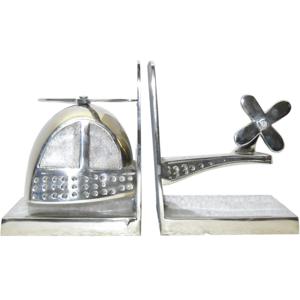 Top produit avion serre-livres nouveau Design 2025 brillant Table pièce maîtresse argent aluminium gros luxe Vintage article de haute qualité - Product Image 1