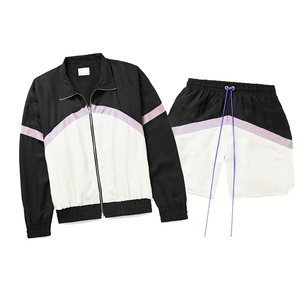 Conjunto deportivo ligero para hombre, chaqueta cortavientos y pantalones para gimnasio, correr, trotar, entrenamiento al aire libre, ropa deportiva. - Product Image 2