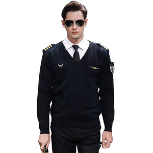 Ensemble d'uniformes de sécurité personnalisés en tissu sergé de laine, vêtements de travail professionnels pour les agents de sécurité, vêtements de protection, veste de patrouille et équipement - Product Image 1