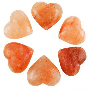 Pierre de sel de massage en forme de coeur rose clair de l'Himalaya pour les soins de la peau - Product Image 6