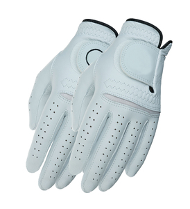 Men's Sheepskin Stretch Fit Golf Gloves with <b>Adjustable</b> Wrist Strap for Sports Performance Breathable & Non-Slip <b>Grip</b> - Product Image 6