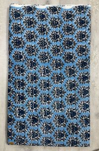 Jaipur 100% Cotton Hand Block Printed Fabric Handmade Traditional Eco Friendly Breathable Handcrafted Block Print Cotton Fabric - Product Image 5