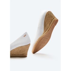 Esposini espadrillas con taglio a V in tela in edizione limitata sandali Chic con taglio a V con Sole a zeppa - Product Image 4