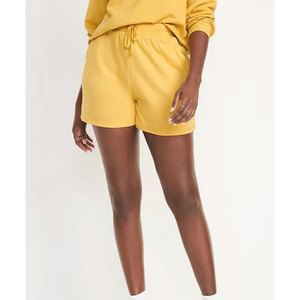 Pantalones cortos de sudor de lana personalizados para mujer de 450g, pantalones cortos de algodón informales de nuevo diseño para mujer - Product Image 2