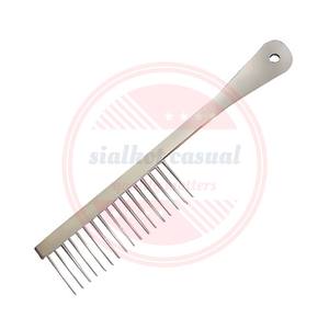 Peigne de toilettage en métal extra grossier en gros pour chiens et chats \ Peignes et brosses personnalisés pour le toilettage - Product Image 5