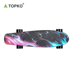 Planche à roulettes TOPKO en PP de haute qualité pour hommes et femmes, petite planche de poisson intégrée, planche à roulettes électrique à 4 roues - Product Image 6