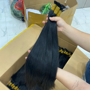 Vendeurs de faisceaux de cheveux en vrac Cheveux humains naturels soyeux et droits Cheveux alignés sur les cuticules - Product Image 1