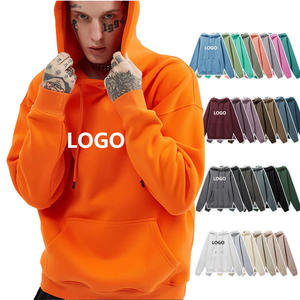 320GSM Hoodies Heavyweight Cotton Unisex Sweatshirts Comfortable Warm Durable Casual Wear Factory <b>Direct</b> Wholesale Supply - Product Image 1
