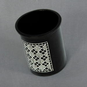 Hecho a mano respetuoso con el medio ambiente de plata incrustaciones de Metal Showpiece Navidad y Diwali Penholder para la decoración del hogar - Product Image 4