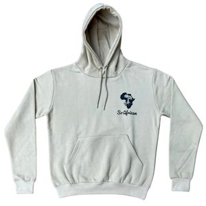 Conjunto Deportivo Color Marfil Unisex, Mezcla de Algodón y Poliéster, Sudadera con Capucha y Pantalones Jogger, Logotipo Serigrafiado, Ropa Casual Premium, Cómoda Ropa Urbana - Product Image 1