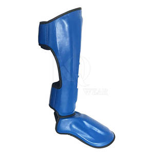 Customize Design Boxing <b>Shin</b> <b>Pad</b> Custom Logo PU Leather Professional Protection Lightweight Adjustable for Online Sale - Product Image 2