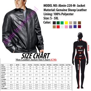 Veste de moto pour homme en cuir d'agneau imperméable de haute qualité, respirante avec fermeture éclair, taille plus pour l'hiver - Product Image 4