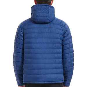 Factory Custom Men's High Quality Hooded <b>Winter</b> <b>Quilted</b> Jacket Breathable Front Logo Casual - Product Image 4
