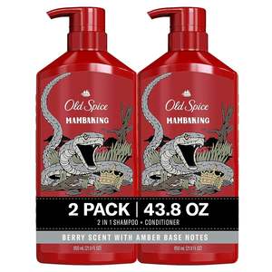 Ensemble Shampooing et Après-Shampooing 2-en-1 Old Spice MambaKing pour Hommes, Cheveux Plus Sains, Plus Volumineux, Plus Hydratés, 21,9 FlOz Chacun - Product Image 1