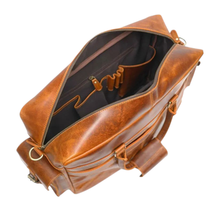 Nouveau Sac Messager en Cuir Véritable Pleine Fleur Luxe Décontracté Léger et Durable 2026 avec Fermeture Éclair, Adapté aux Ordinateurs Portables - Product Image 5
