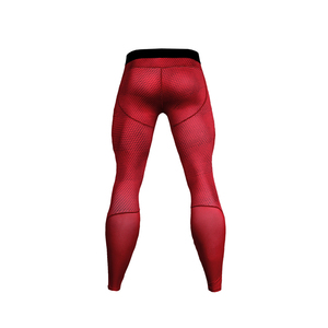 Leggings de compression pour hommes de style tendance pleine longueur Spandex/Polyester antibactérien séchage rapide respirant de haute qualité personnalisé - Product Image 3
