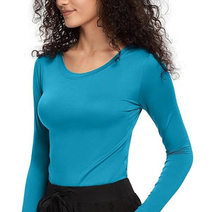Wholesale Medical <b>Scrub</b> <b>Tops</b> for Women Breathable Durable Custom Logo Available Elegant Fit Women <b>Scrub</b> Shirt - Product Image 3