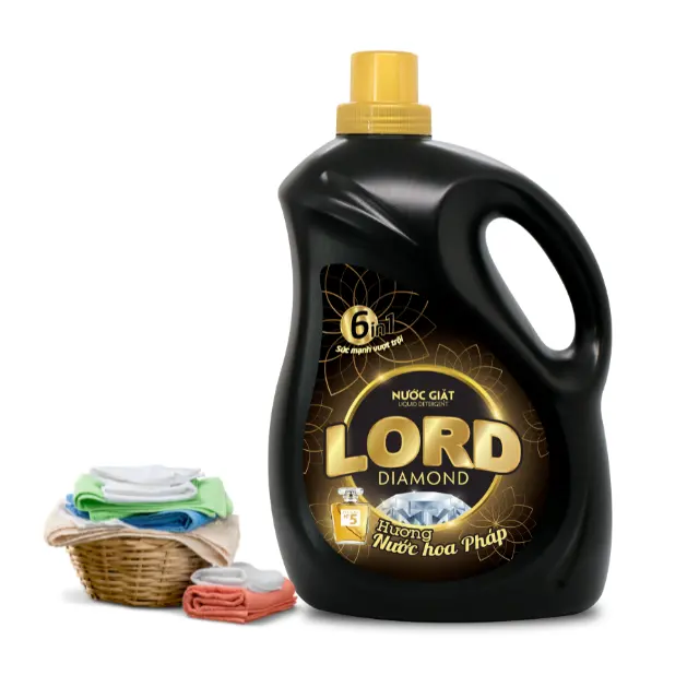 Laundry Detergent Lord Diamond With French Fragrance Detergent Liquid 3.5kgx4 Vilaco Brand For Household Made In Vietnam