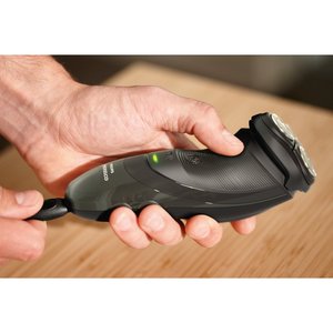 Rasoir Électrique Rechargeable à Trois Lames avec Tondeuse Escamotable, Lavable et Étanche, avec Interface en Allemand pour Visage et Barbe - Product Image 5