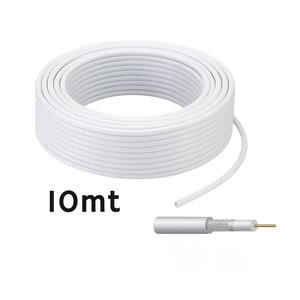 75 Ohm classe B CCS 5 mm cavo coassiale per TV e Satellite 10 metri cavi di comunicazione matassa - Product Image 5