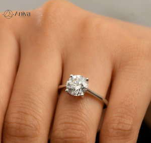 Diamant de laboratoire de 2,00 carats, forme ronde, couleur E, clarté VVS2, certifié IGI, diamants HPHT pour bagues solitaires Aniva RC06 - Product Image 6