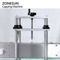 Zonesun ZS-XG21 Automatische T-Kurk Snap On Deksel Gin Wijn Whisky Liquor Druk Op Fles Aftopping Persmachine Voor eetbare Olie