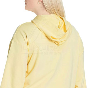 LUXURY IMPEX Custom Women <b>Winter</b> Crop <b>Top</b> Hoodie Casual Pullover Cropped Oversize Front Logo High Quality - Product Image 5