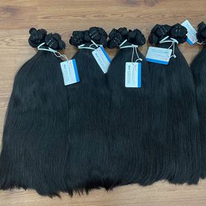 Listo para enviar Extensiones de cabello vietnamita crudo sin procesar Paquetes de cabello virgen ondulado recto sedoso Tipo de cabello humano crudo - Product Image 5