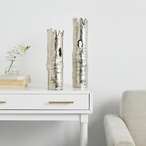 Vase à fleur moderne minimaliste texturé or Base magnétique Offre Spéciale contemporain décor de bureau à domicile contemporain bureau à domicile - Product Image 6