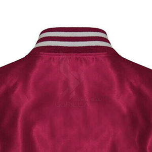 Veste d'équipe sportive de haute qualité OEM Veste super unisexe en satin Vestes en satin sur mesure à vendre - Product Image 4