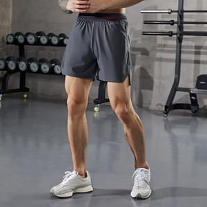 Pantalones cortos para correr 2 en 1 de talla grande para hombre, pantalones cortos de entrenamiento transpirables de secado rápido con forro, pantalones cortos deportivos atléticos, envío DDP - Product Image 4