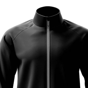 Custom Sublimation <b>Half</b> <b>Zip</b> Windbreaker <b>Jacket</b> Canvas Fabric Front Logo High-quality Soft-shell Fleece Zipper - Product Image 4