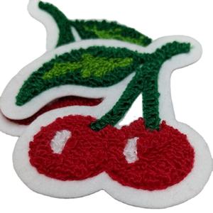 Presse à chaud personnalisé cerise Badges broderie Patch coudre sur les vêtements - Product Image 1