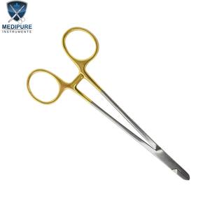 Pinzas para Retorcer Alambres de 6 Pulgadas con Puntas de Carburo de Tungsteno, Instrumento Quirúrgico de Acero Inoxidable, Alto Agarre, Diseño Duradero en Oro TC - Product Image 6