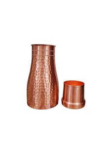Bouteille en cuivre finition à la main écologique étanche améliore la santé détox naturelle quotidienne - Product Image 5