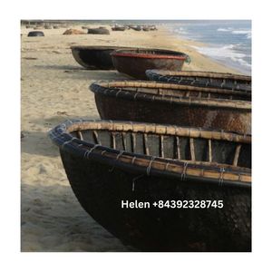 BARCO DE BAMBÚ TRADICIONAL CORACLE 2024 NUEVA LLEGADA BARCO DE PESCA PARA DECORACIÓN DE EVENTOS AL AIRE LIBRE Y ACTIVIDADES DE WATERPLAY - Product Image 2