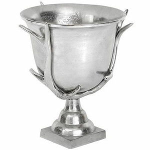 Vase à fleurs en laiton fait à la main de nouveau Style avec motif de fleur Pot en métal décoratif pour décor de Hall d'entrée de Table de salon - Product Image 5