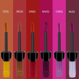 ELAIMEI Set di 6 Lucidalabbra in Tonalità Rosse, Lunga Durata, Trucco Labbra Colorato, Cosmetico - Product Image 5