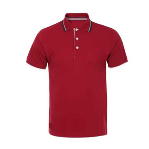 Polo grande taille pour homme, tissu tricoté confortable et infroissable, impression solide, grand style pour homme, usage formel décontracté - Product Image 1