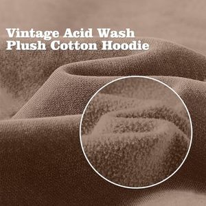 Vente en gros de sweats à capuche vintage pour hommes, personnalisés, de haute qualité, 100% coton, en molleton ciré, imperméables, écologiques, coupe ample - Product Image 5
