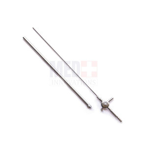 Stainless Steel Manual Suction Irrigation Cannula for <b>Laparoscopic</b> Surgery in 5mm and 10mm Sizes - Product Image 6