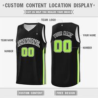 Maillot de basket-ball Dennis Rodman Chicago City Bull de haute qualité, broderie personnalisée, respirant, grande taille, noir, 100% polyester