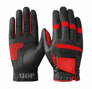 Gants de golf personnalisés, couleurs personnalisées, logo personnalisé, cuir de cabretta doux et respirant, gants de golf pour hommes/femmes, main gauche, accessoires de golf - Product Image 1