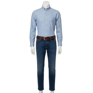 เข็มขัดหนังวัวแบบลำลองเข็มขัดหนังแท้ทนทานสวมใส่ได้ทุกวันกางเกงยีนส์เครื่องประดับแฟชั่น beltsearchterms - Product Image 5