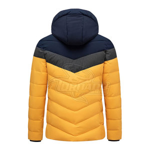 Chaqueta Softshell transpirable impermeable para hombre con capucha desmontable abrigo de burbujas de invierno tela de nueva condición - Product Image 3