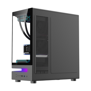Boîtier PC de jeu ATX Ruix Galaxy Pro 2026, nouveau design, aquarium, verre trempé, bandes <span class=keywords><strong>LED</strong></span> ARGB - Product Image 3