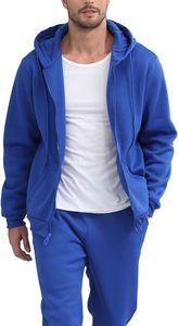 Ensemble de survêtement zippé pour homme, modèle 2025, le plus vendu, avec capuche, design uni personnalisé, écologique, tendance, logo frontal, 2-en-1 - Product Image 2